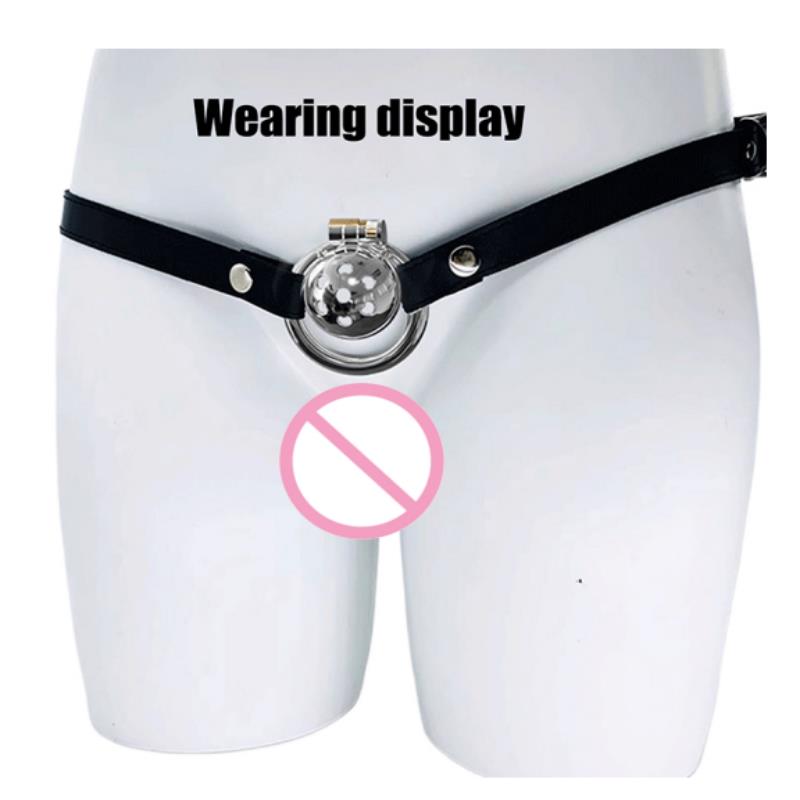 [E]1Set Anti-Off Male Chastity Cage Device Auxiliary Belt Adjustable Rope-Three Way Widen Elastic Band Sex Toy Underwear For Men
