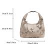 Butterfly Hanfu Embroidery Handbag Sequin Shoulder Bag Portable Cheongsam Bag  Women