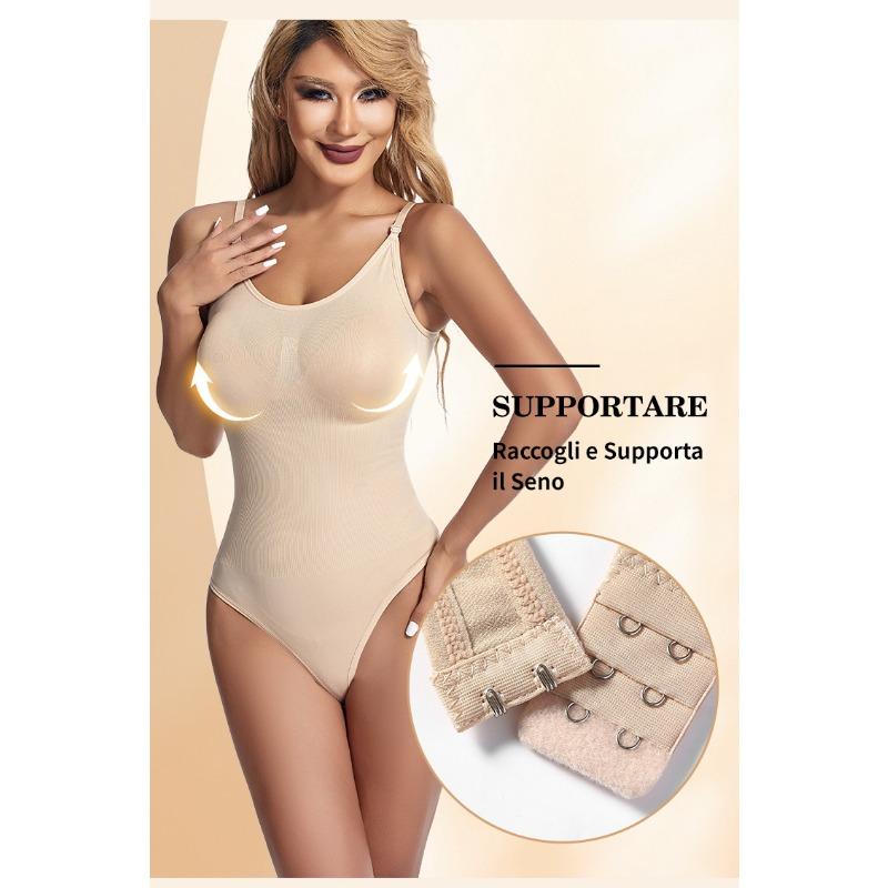 Shapewear Bodysuit Thong Plus Size Butt-Lifting Tummy-Control Women's Corset Strapless Seamless Backless