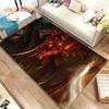 3D HD Diablo Game Gamer Cartoon  Area Rug,Carpet Rug for Home Living Room Bedroom Sofa Doormat Decor,kid Play Non-slip Floor Mat