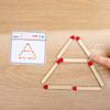 Kinderspielzeug Streichholzpuzzle Brettspiele Montessori Streichholz Kreatives Denken Streichholz Logiktraining Lernspielzeug