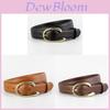 Leather Ladies Belt With Letter C Buckle For Casual And Formal Wear