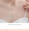 S925 Sterling Silver Blue Planet Sunflower Necklace - Women's Light Luxury Clavicle Chain