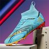 World Cup New Gold-plated Football Shoes Boys Adult Grass Game Women's Spike Training Shoes Size 33-46.