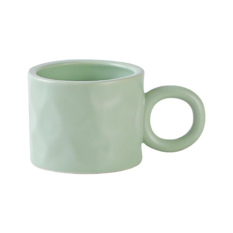 Nordic Ceramic Cup High Value Creative Coffee Cup Breakfast Cup Water Cup Gift Cup Couple Cup Mug