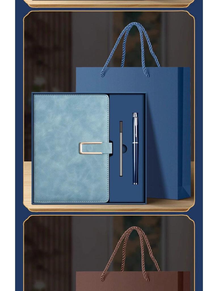 Luxury Logo Notebook Gift Set - Business Pages, Perfect for Corporate Souvenirs