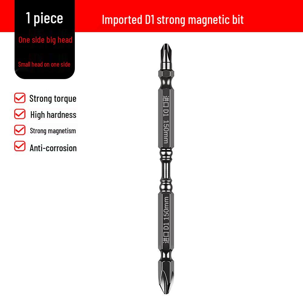 High-Hardness German-Style Phillips Screwdriver Bits with Strong Magnetic Anti-Slip Ring for Electric and Air Screwdrivers