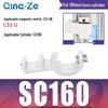 Zylinder SC CS1-F U mit Magnet schalterhalterung CMSG, Befestigungswinkel MBB und Zylinderzubehör D-A93 SU.