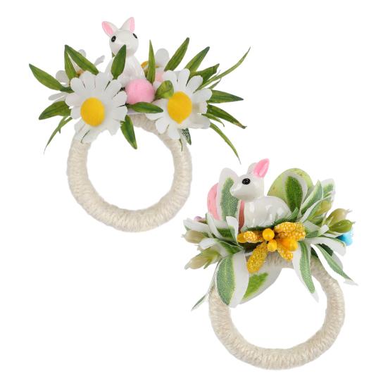 Osterhase Serviettenring Hasenohr Osterei Design Serviettenhalter Dinnerparty Festlich