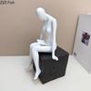 Female Readers Characters Sculpture Resin Crafts Creative Ornaments Desk Decoration Abstract Figures Statue Room Aesthetic Decor