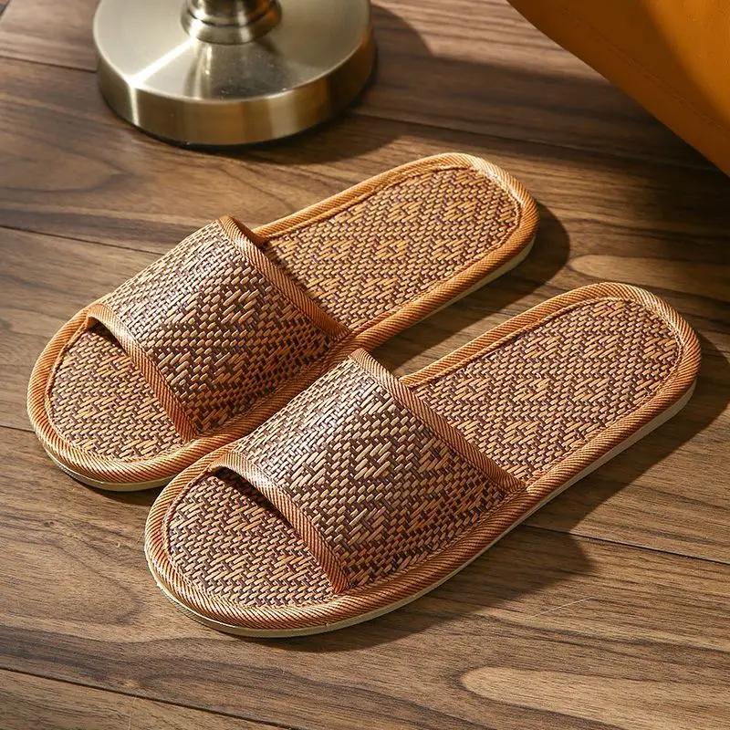 Fashion Indoor Shoes Pvc House Flat Sandals Man Slippers for Men Walk Around Home Casual Adult Comfortable Designer Luxury 2025 Style