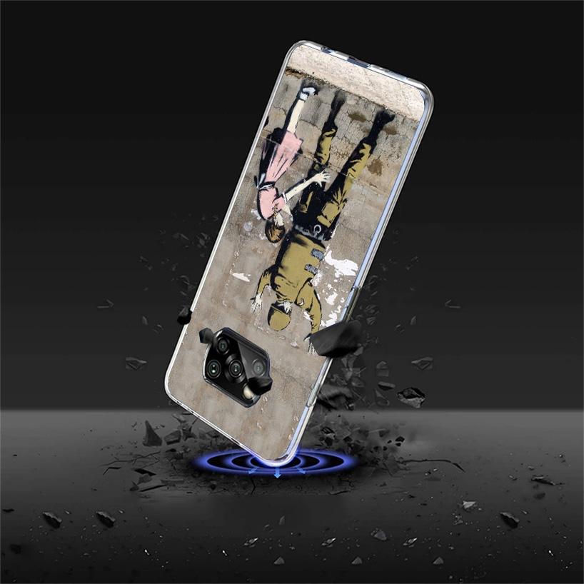 Street Art Banksy Graffiti Cover Phone Case For Xiaomi Poco F7 Ultra X7 X6 X5 Pro M7 Redmi 15C 15 13C 13 12C 12 10C 10 9A 9C 9T