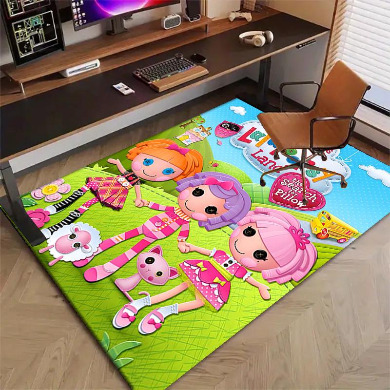 1pc Lalaloopsy4 Design Printed Area Rug Carpet for Bedroom Living Room Home Decor Rugs Mat Non Slip Mat Rug for Bedside