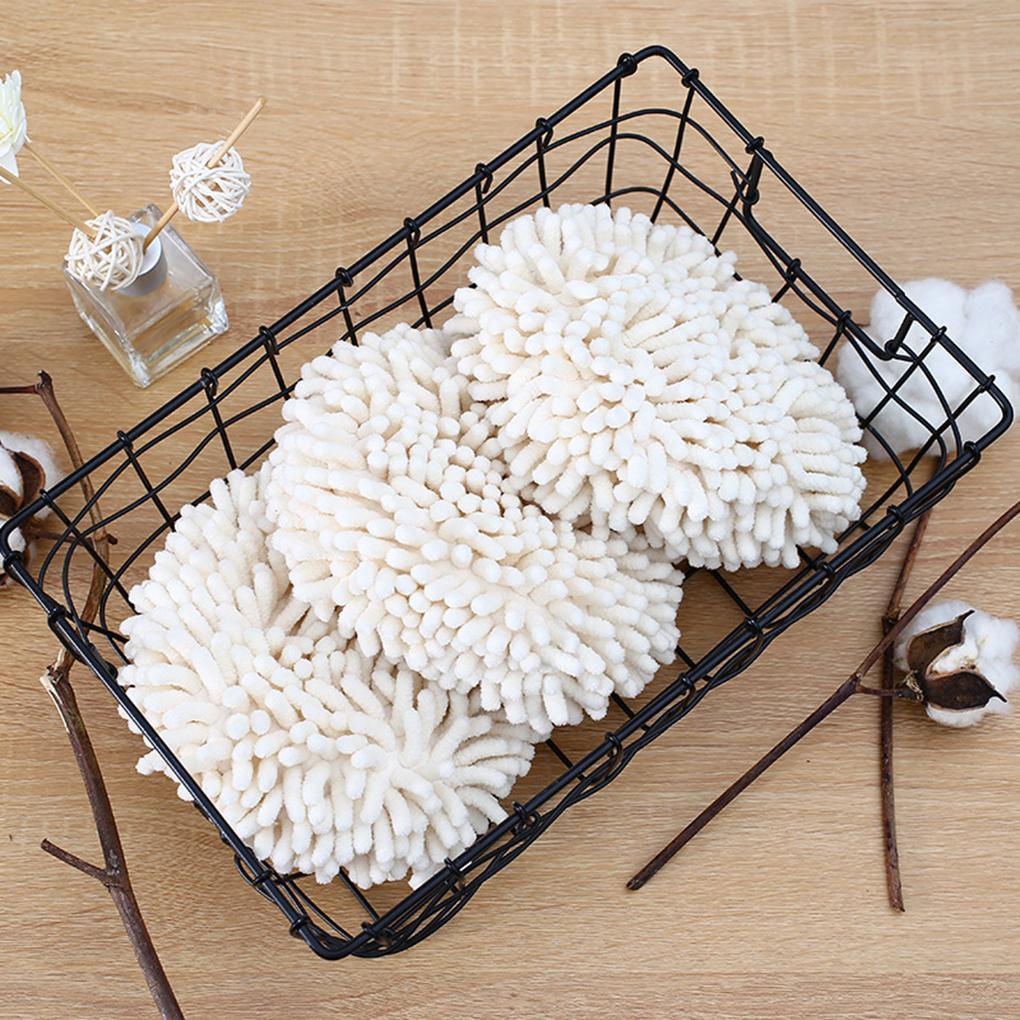 Hanging Chenille Hand Drying Ball Absorbent Water Fast Drying Hand Towel Home Washroom Accessories