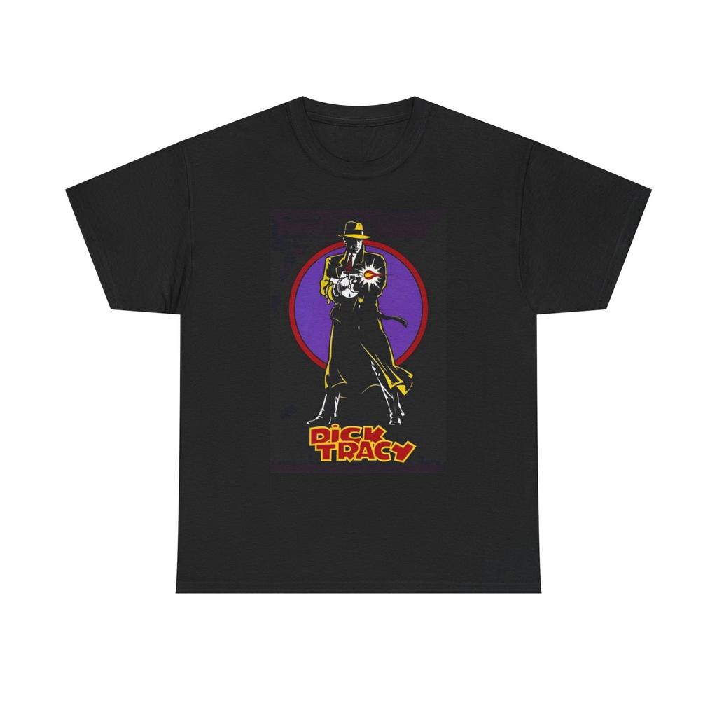 Dick Tracy Grafik T-Shirt Vintage Poster Retro Unisex Schweres Baumwoll-T-Shirt