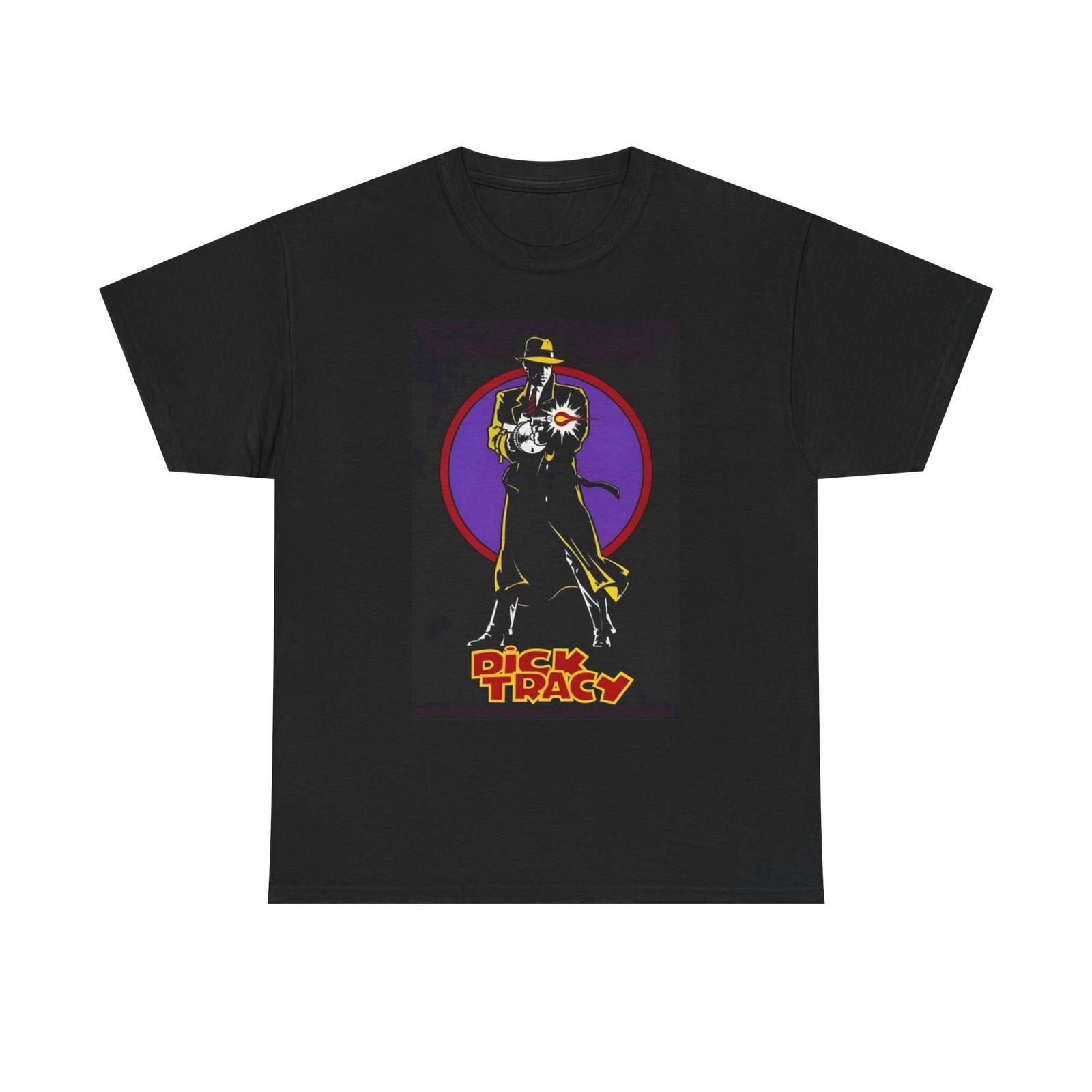 Dick Tracy Graphic T Shirt Vintage Poster Retro Unisex Heavy Cotton Tee XL