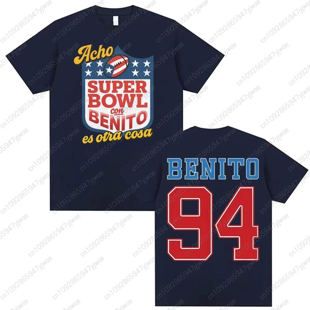Women BBenito Bowl Halftime 94 Football Puerto Rico Boricua Debi Tirar Mas Fotos Unisexs and Womens Gothic Highquality Tshirt
