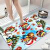 1Pc Christmas Gnome Parade Carpet Rug Soft Washable Antislip Home Living Room Sofa Mats Personalized Christmas Rug