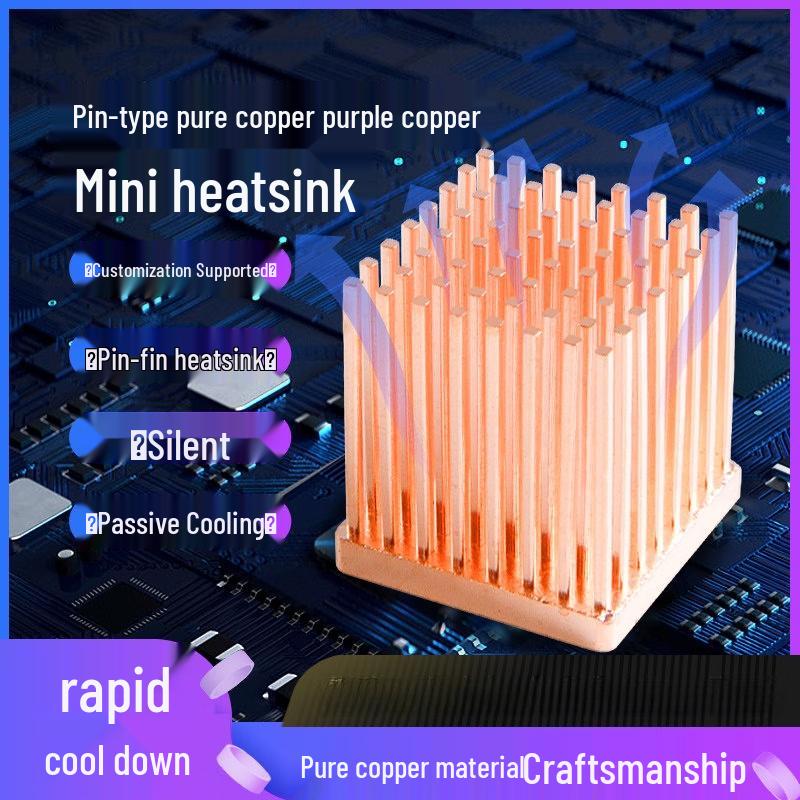 Silent Copper Pin-Fin Heatsink