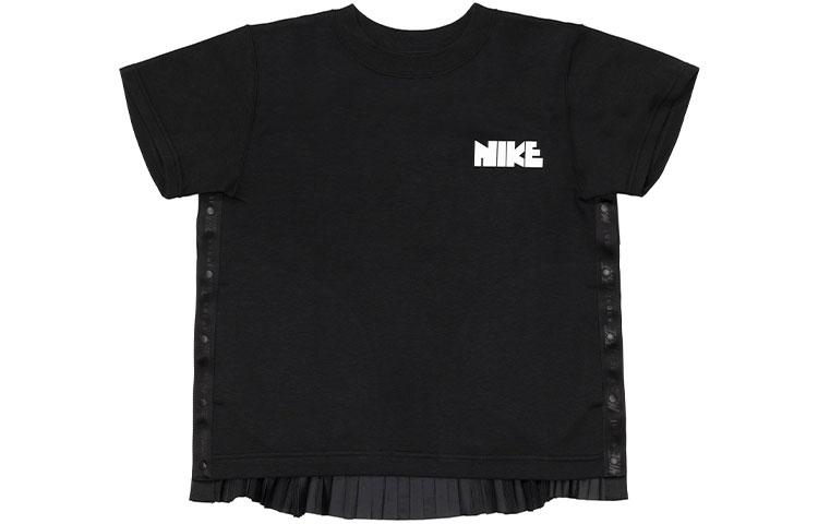 Nike x Sacai T Shirt Women s Black Asia Version CZ4690-010 XS