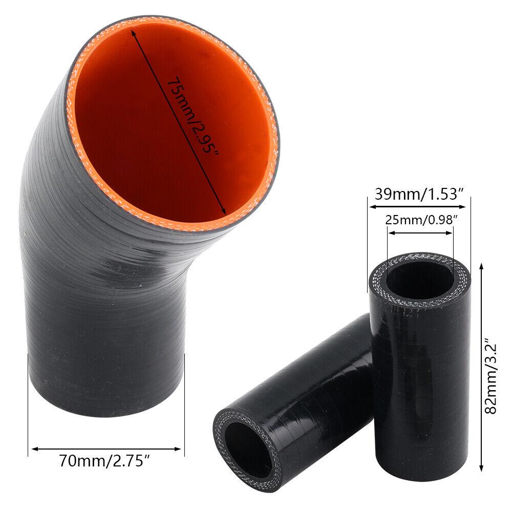 Car Engine Parts Replacement N54 Black Air Intake Turbo Charge Pipe for BMW E82 E88 E90 E91 E92 E93 135i 335i 335i