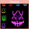 Auffällige Halloween Gruselmaske Cosplay mit LED-Lichtern für unvergessliche Kostümpartys