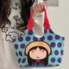 Fashion Cute Print Women's Cartoon Handbag Portable Durable Shoulder Bag Shell Bag Canvas Bag Travel Fabric Handbag