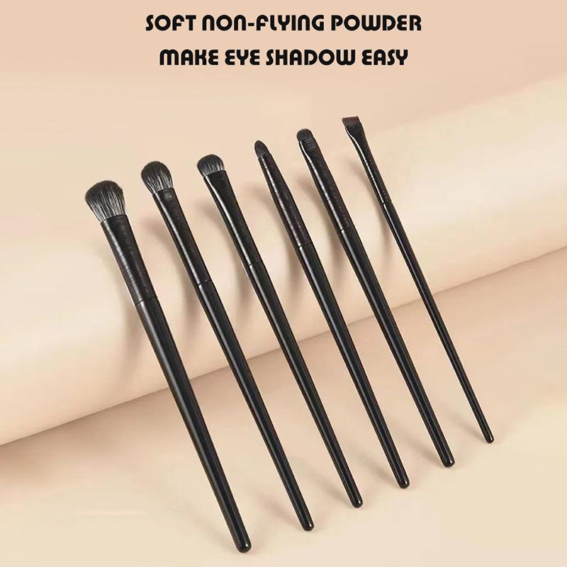 Natural Eye Makeup Brushes Set Eyeshadow Brush Eyebrow Contour Eyeliner Brush Women Eyes Cosmetic Blending Detail Make Up Tools