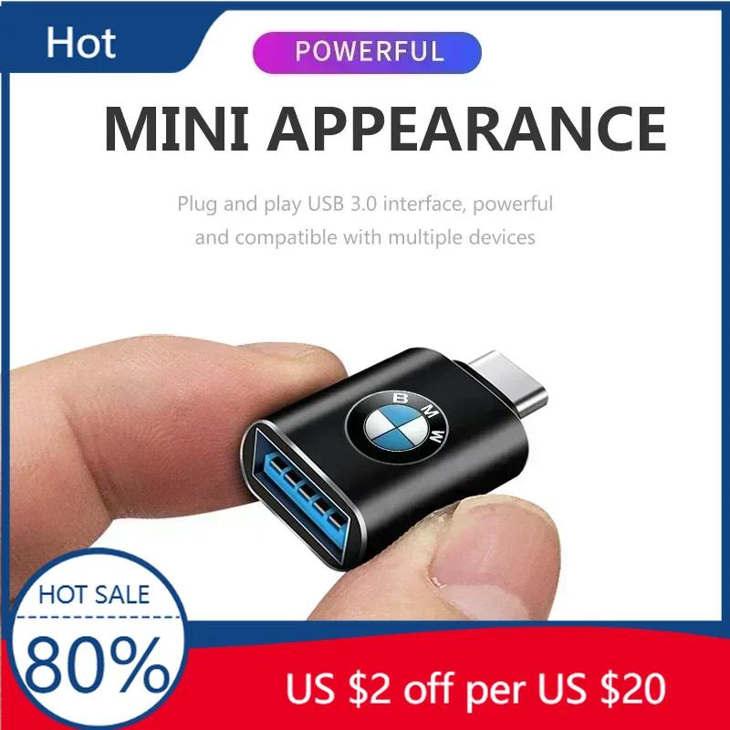 New Hots E60 Car Type-C To USB 3.0 Interface Mini Converter Charging Adapter For bmw e46 e39 e90 e60 e30 f10 f11 f20 f30 g20 g3