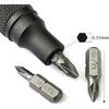 Upgraded 6.35mm Magnetic Bits Holder Aluminum Alloy Handle Fitting for Shank 1/4" Bit Screwdriver Bits Holding