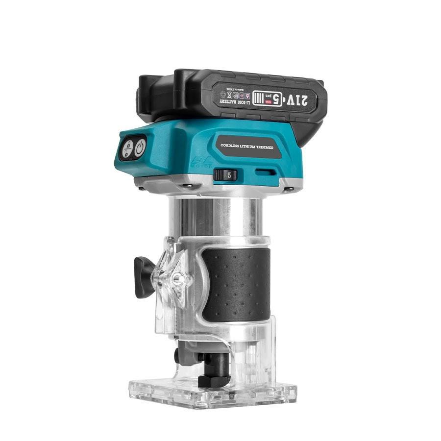 Wiederaufladbarer Hochleistungs-Bürstenloser Trimmer und Bohrer für die Holzbearbeitung