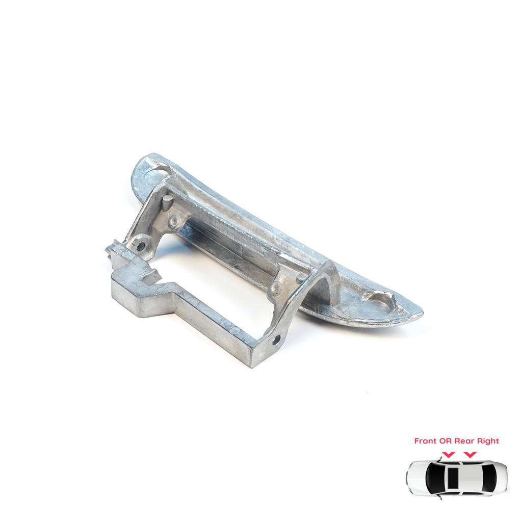 EDP1595-2 Äußere Metall-Türgriff für vorne oder hinten rechts für BMW 5er Reihe E39 1996-2003 4/5-türige Limousine Touring 51218245462 51218200664