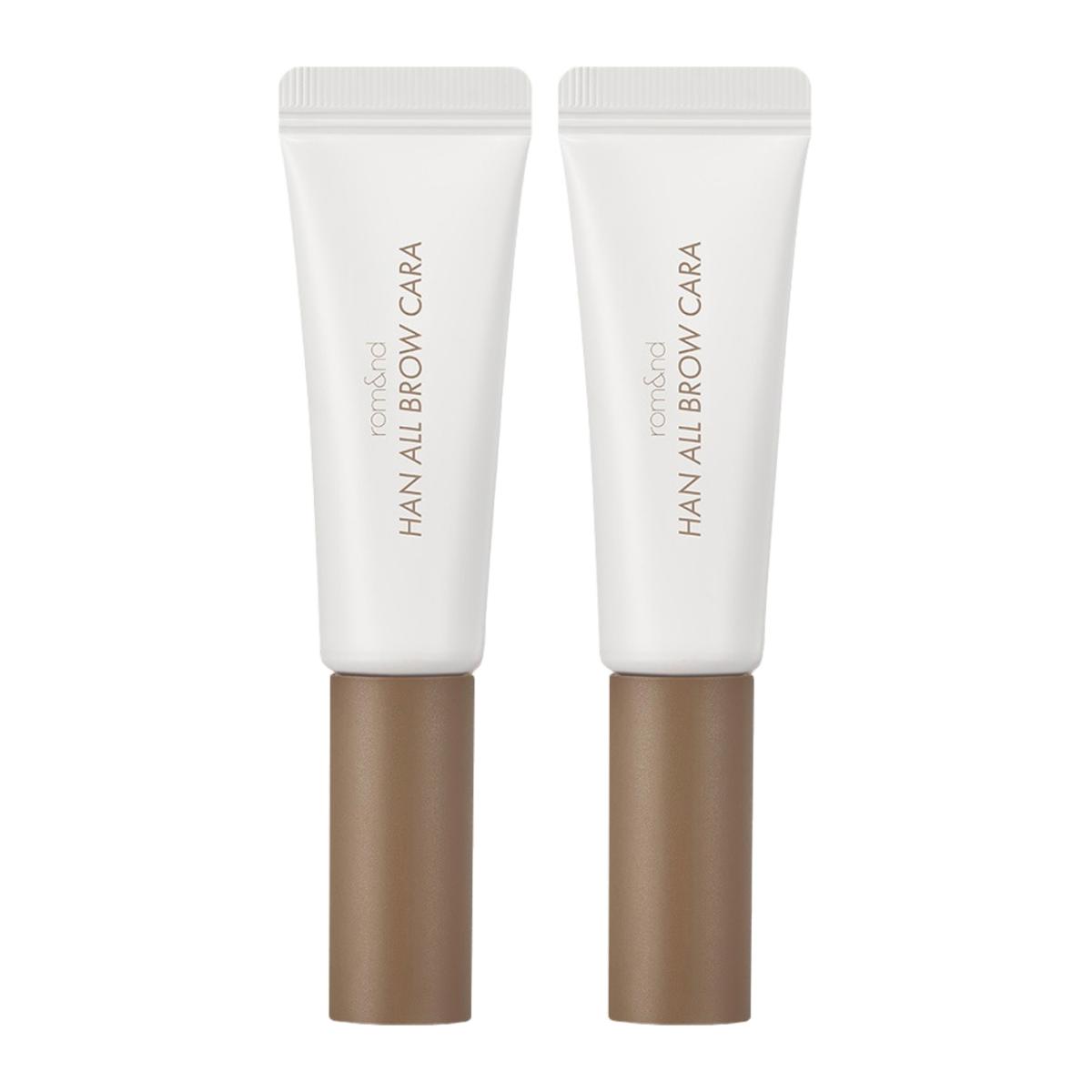 rom&nd Han All Brow Cara 03 Modern Beige (2 Pack) - Natural Ash Beige Vegan Eyebrow Mascara 9g