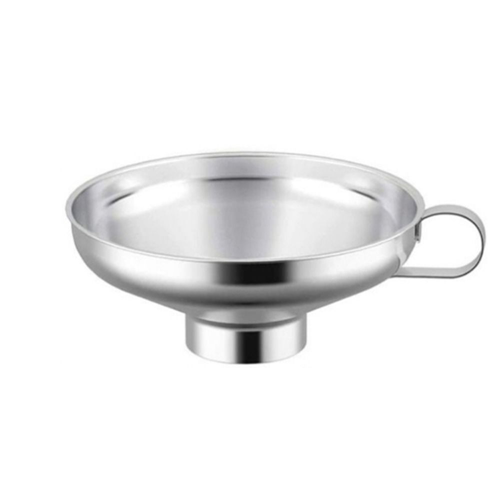 Mouth for Mason Jars Stainless Steel Salad Dressing Funnel Cup Filter Canning Funnel Oil Hopper