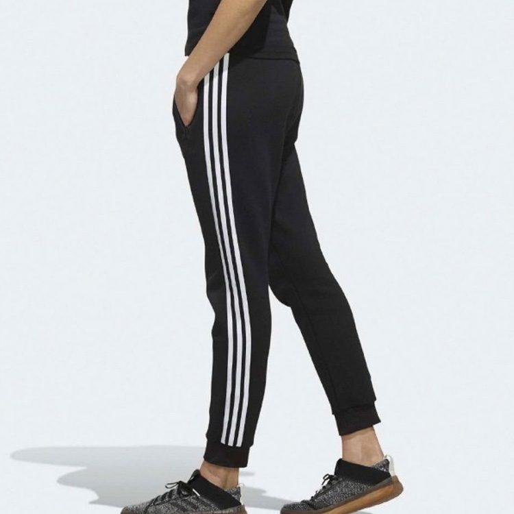 Adidas Knitted Sweatpants Women's Black White FI9277