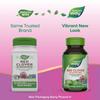 Nature's Way Red Clover 800mg 100 Vegetable Capsules Flower Herb, 100 Tablets, 1 Piece