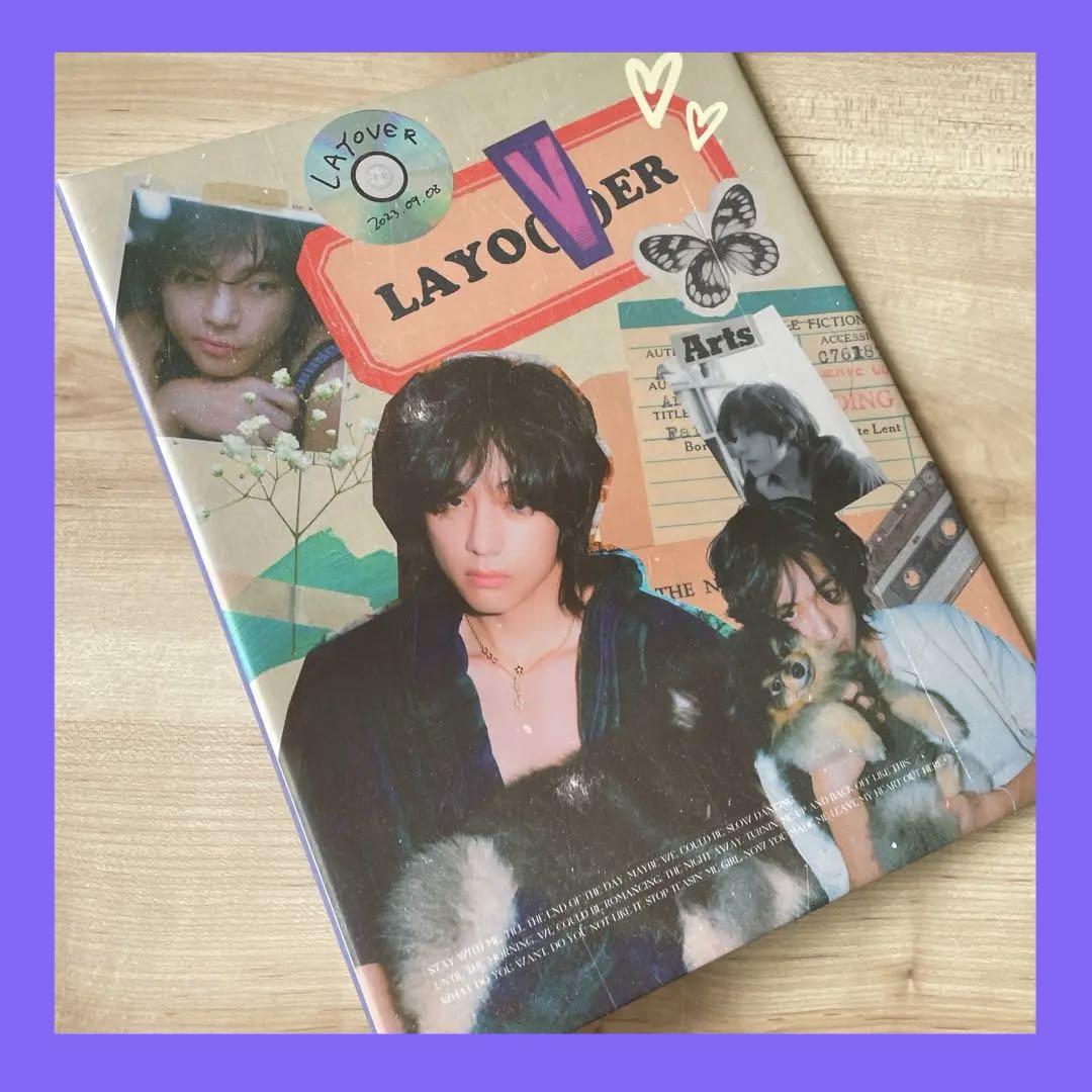 

[USED] BTS V Tae A5 Binder File Kim Taehyung Layover