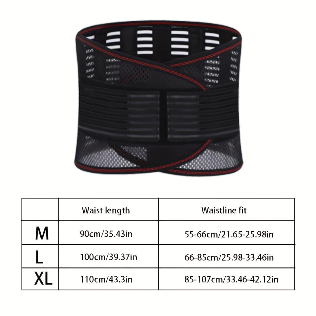 Waist Support Belt Breathable Adjustable Posture Corrector Lumbar Support Brace Herniated Disc Sciatica Pain Relief Waist Brace