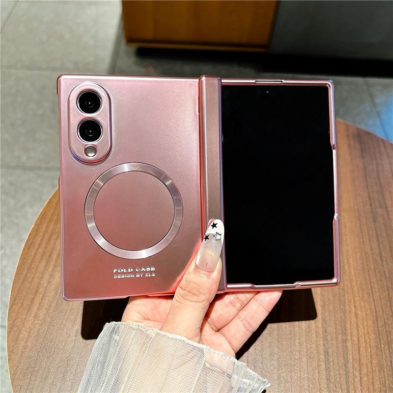 For Samsung Galaxy Z Fold 8 5G Case For Magsafe Magnetic With Screen Glass Case For ZFold 8 Fold8 Hinge Protection Cover