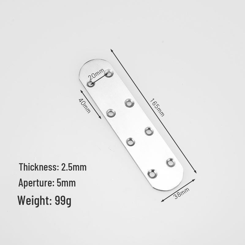 Stainless Steel Flat & L-Type Angle Bracket Reinforcement Connector