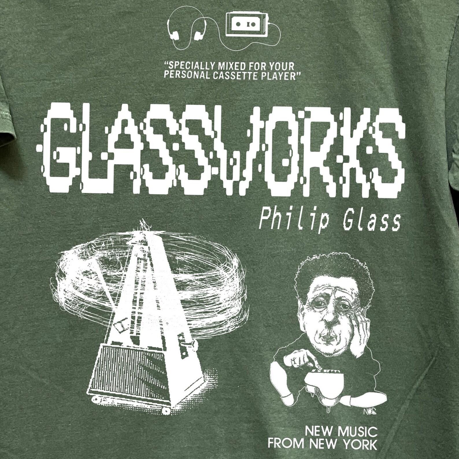 Philip Glass Fan Art shirt XL