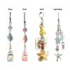 Cute Design Wishing Bottle Hanging Transparent Phone Chain Y2K Keychain Pendant  Key Ornament