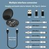 5-in-1 Multi-Port USB C Charging Kit - 60W PD Fast Charger with Type C/Lightning/Micro Adapters for Travel & Office Use