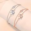 Four-leaf Clover Double-layer Bracelet A Touch of Luxury Perfect for Best Friends or Girlfriends A Gift for The Occasion