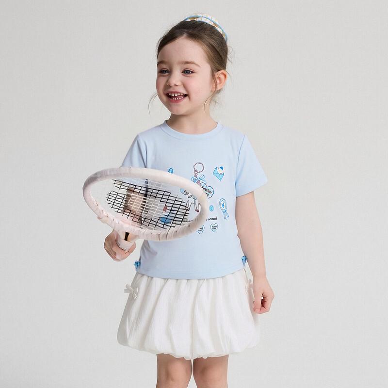 

Deesha Girls Summer Pleated Bloomer Shorts Set 110