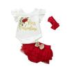 Noworodek Niemowlę Walentynki Pajacyk Spódniczka Opaska 3-częściowe Stroje