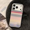 Bunte gestreifte Handyhülle für iPhone 17 und iPhone 17 Pro Max