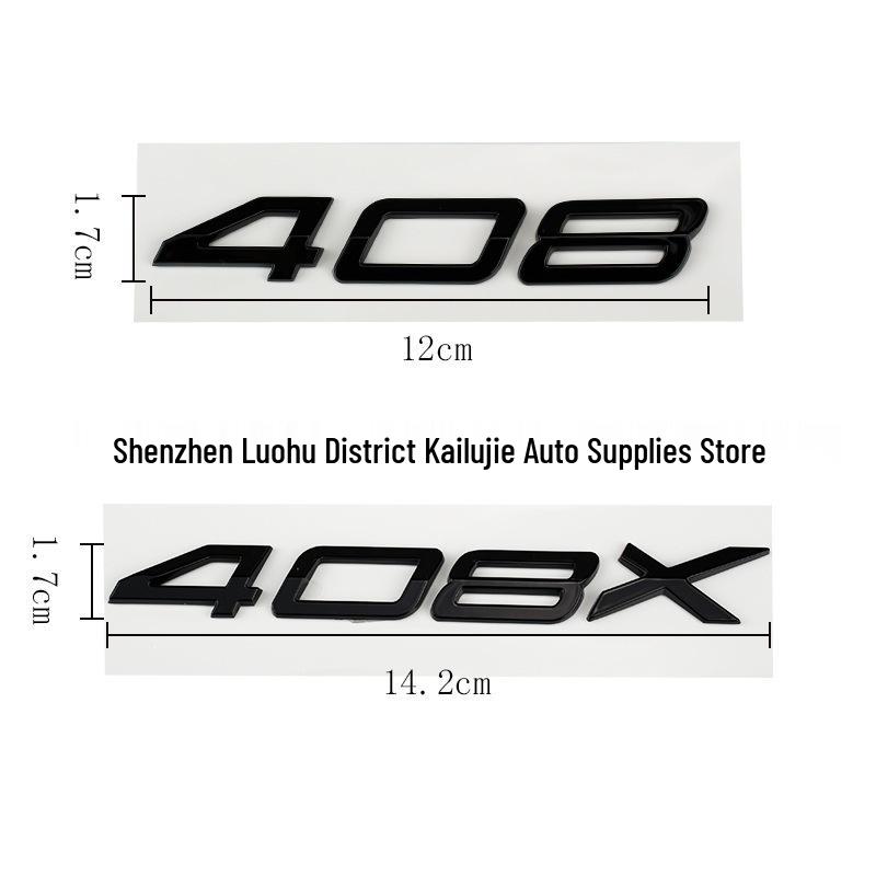 Fits Peugeot 208, 308, 408, 508 (2023-2025) Rear Tailgate ABS Emblem