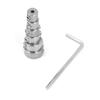 6pcs 310mm Stainless Steel Drill Depth Stop Bit Collar Set Drilling Limit Ring