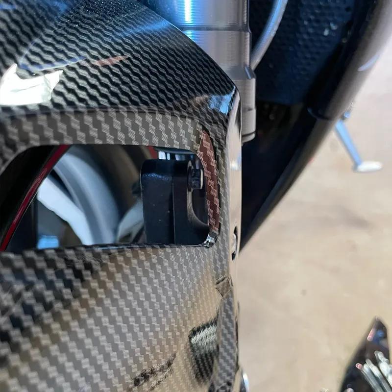 Motorbike Front Wheel Hugger Fender Mudguard Splash Guard Fairing Mudflap For Triumph Street Triple 765 Accessories Carbon Fiber